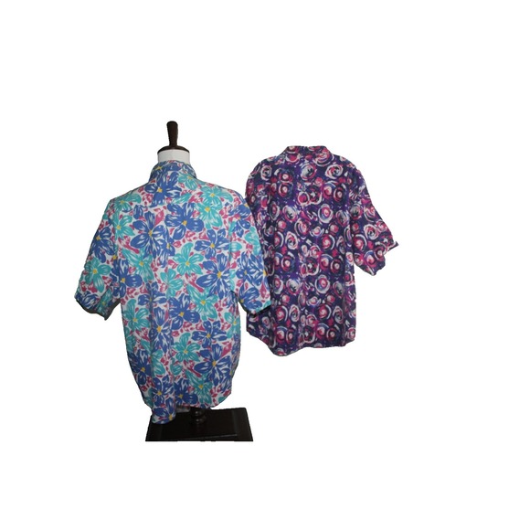 Lot of 2 Pro Spirit Hawaiian Shirts Men's XL Cotton Atomic‎ Vintage Button Ups - Picture 9 of 11